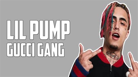 gucci gang trqduduzione|Gucci Gang by LIL PUMP Lyrics Meaning .